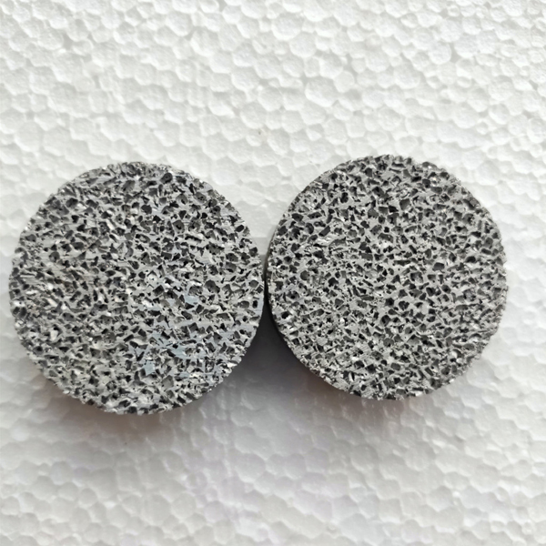 微孔泡沫铝10mm 吸音、吸声、消音通孔发泡铝环保新材料 广嘉源 GJY-AL010